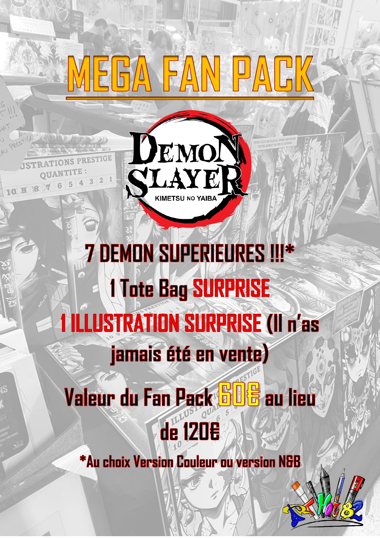 MEGA FAN PACK LUNES DEMON SLAYER