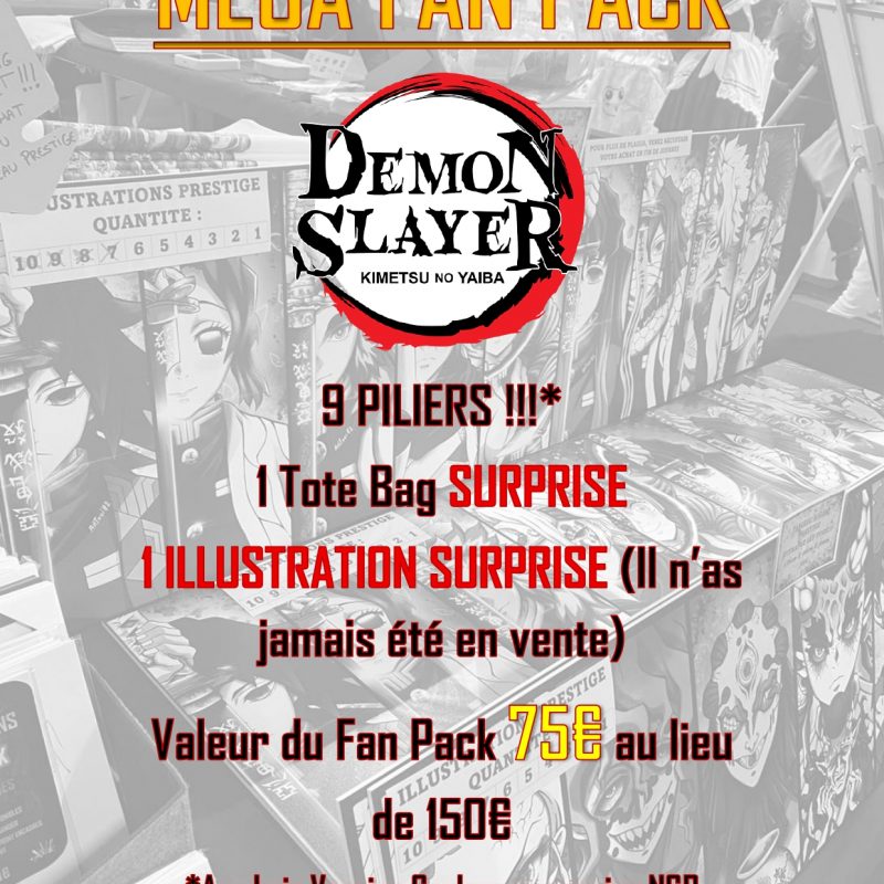 MEGA FAN PACK PILIERS DEMON SLAYER
